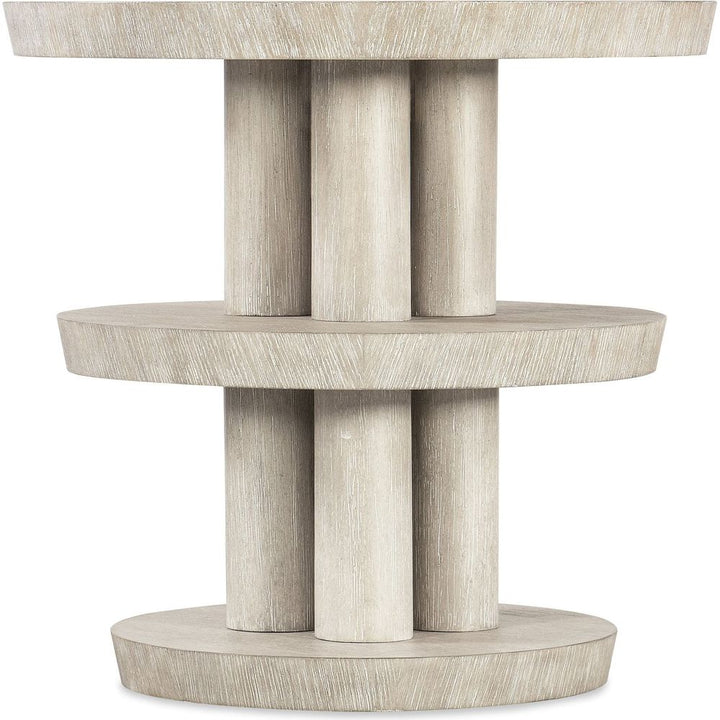 Side Tables Modern Mood Round Side Table - Light Wood