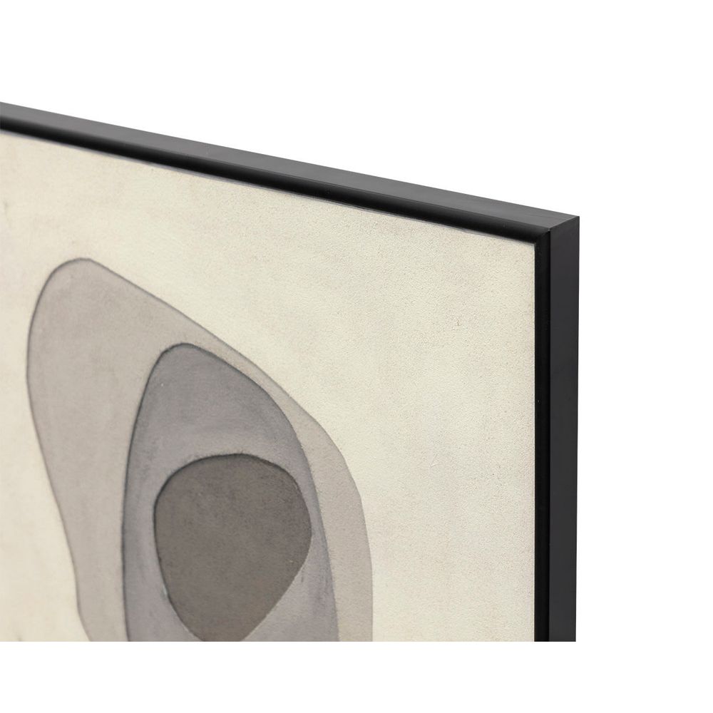 Wall Art Zen Garden (Set Of 3) - 30" X 30" - Black Floater Frame