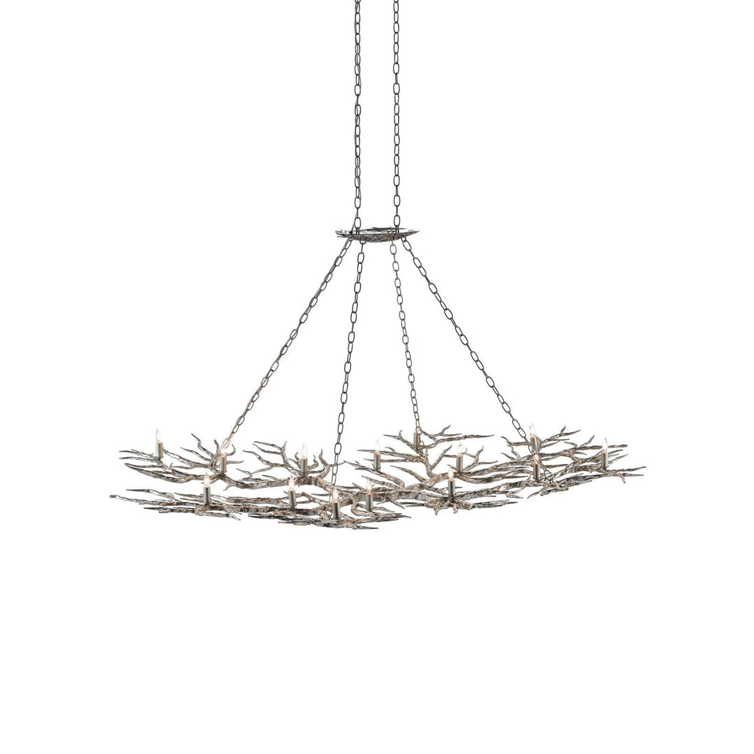 Rainforest Large Silver Chandelier