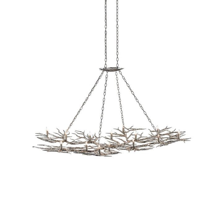 Rainforest Large Silver Chandelier