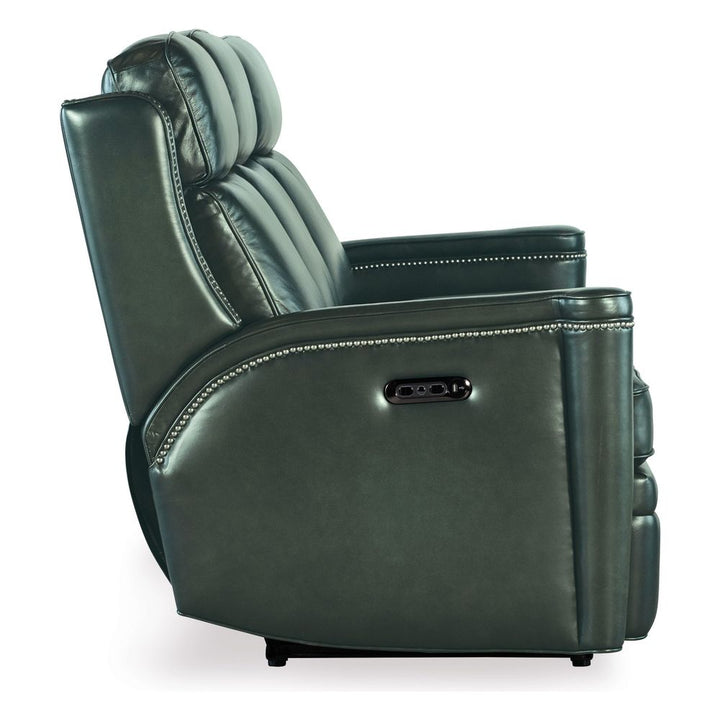 Tennyson Power Sofa with Power Headrest - Green