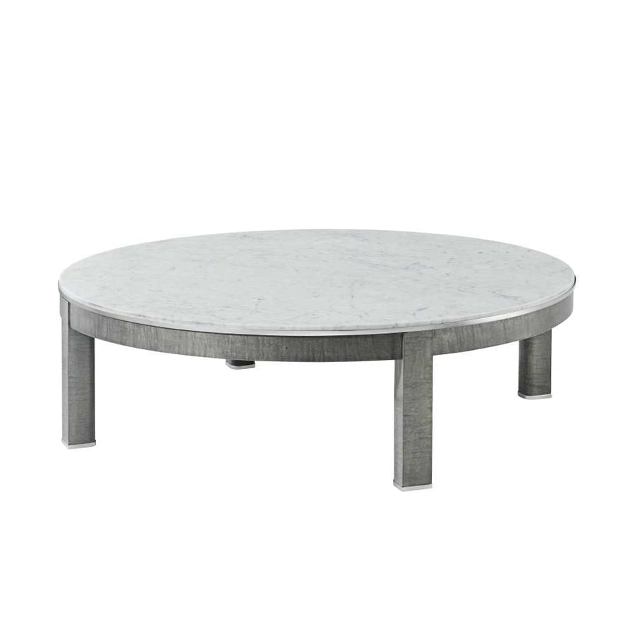 Hudson Round Cocktail Table-Theodore Alexander-THEO-TA51157.C363-Coffee Tables-1-France and Son
