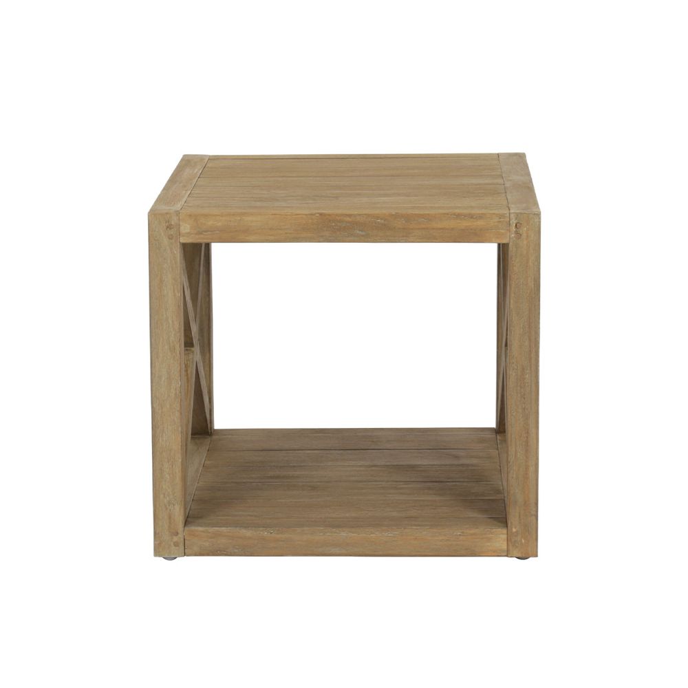 Outdoor Side Tables Coastal Teak X End Table