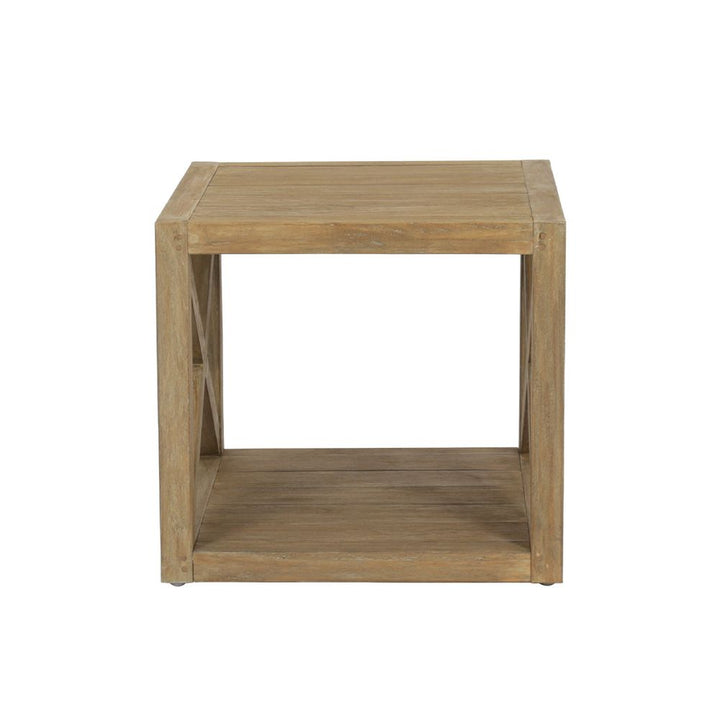 Outdoor Side Tables Coastal Teak X End Table