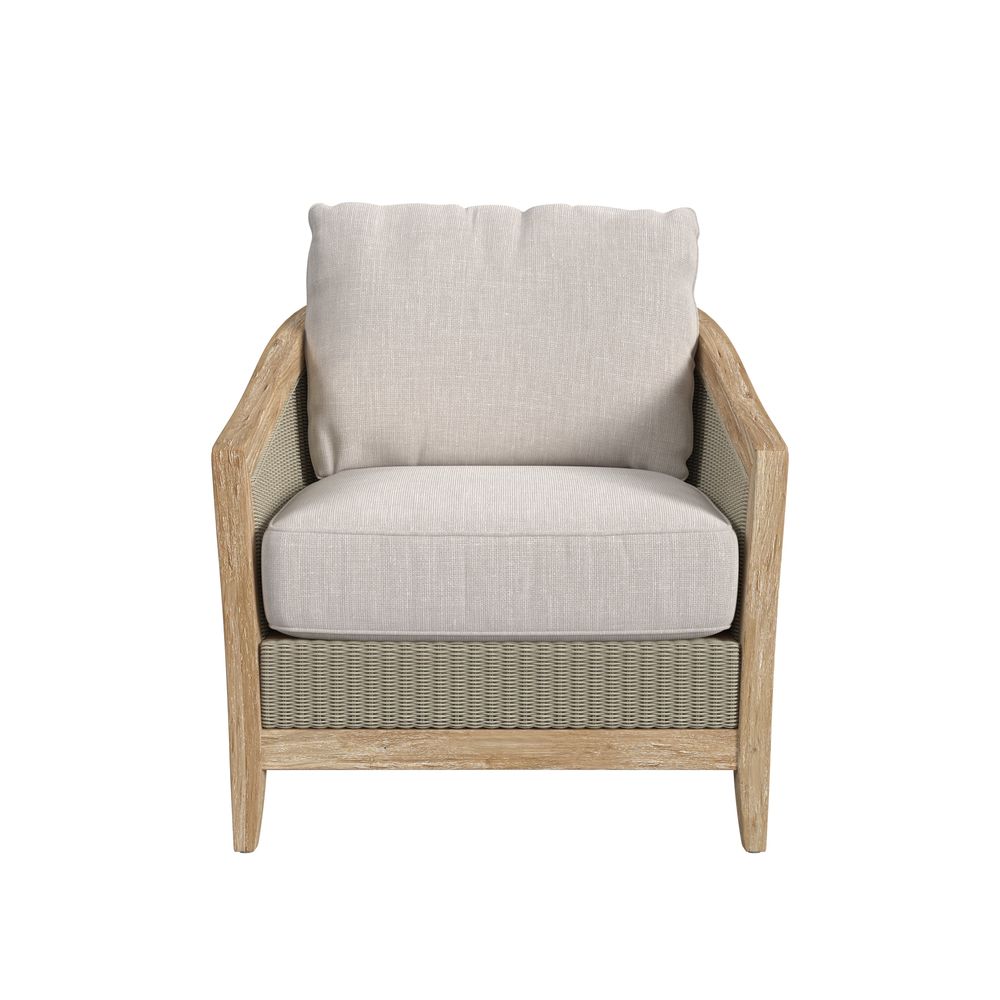 Outdoor Lounge Chairs Cambria Club Chair in Canvas Canvas w/ Self Welt