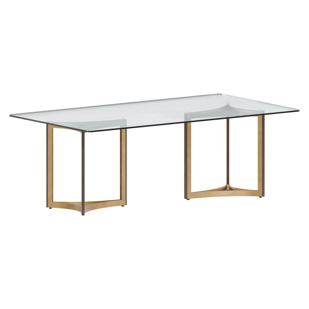 Glass Dining Table Top - Rectangular - Clear - 86.5"
