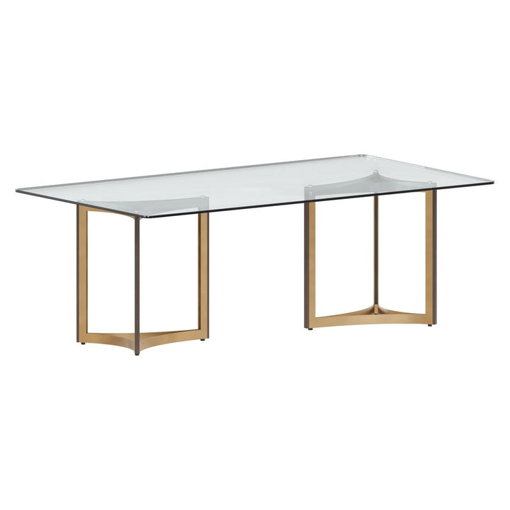 Glass Dining Table Top - Rectangular - Clear - 86.5"
