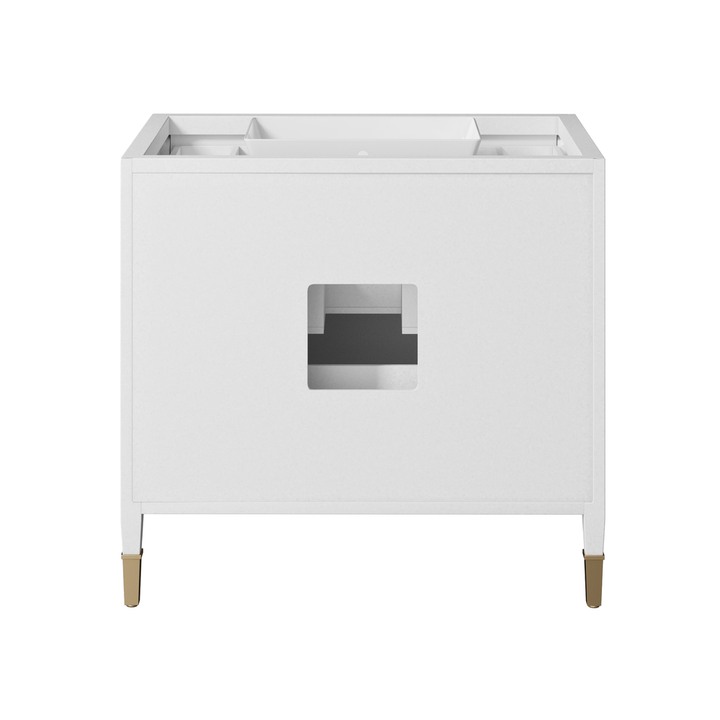 Verona 36" White Vanity with Rectangular Undermount Sink