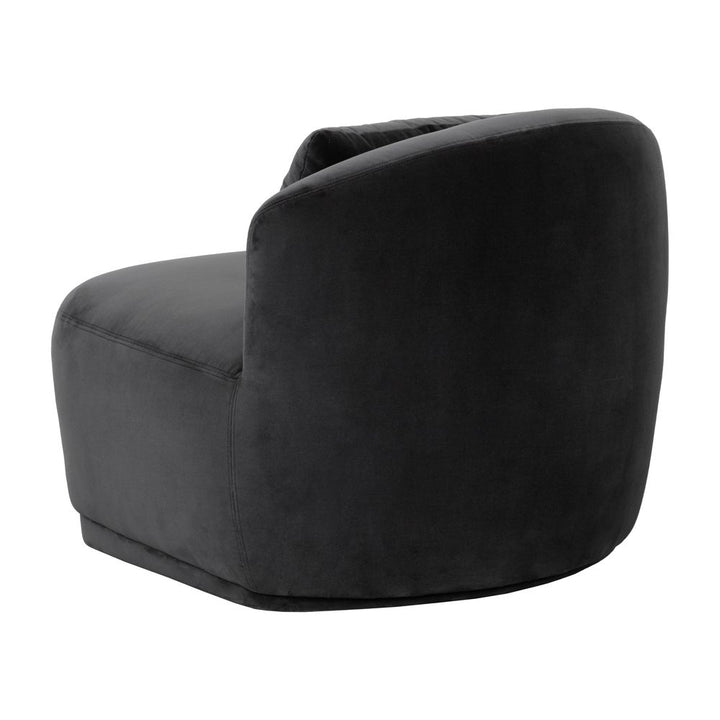 Lounge Chairs Soraya Swivel Armless Chair - Shadow Grey