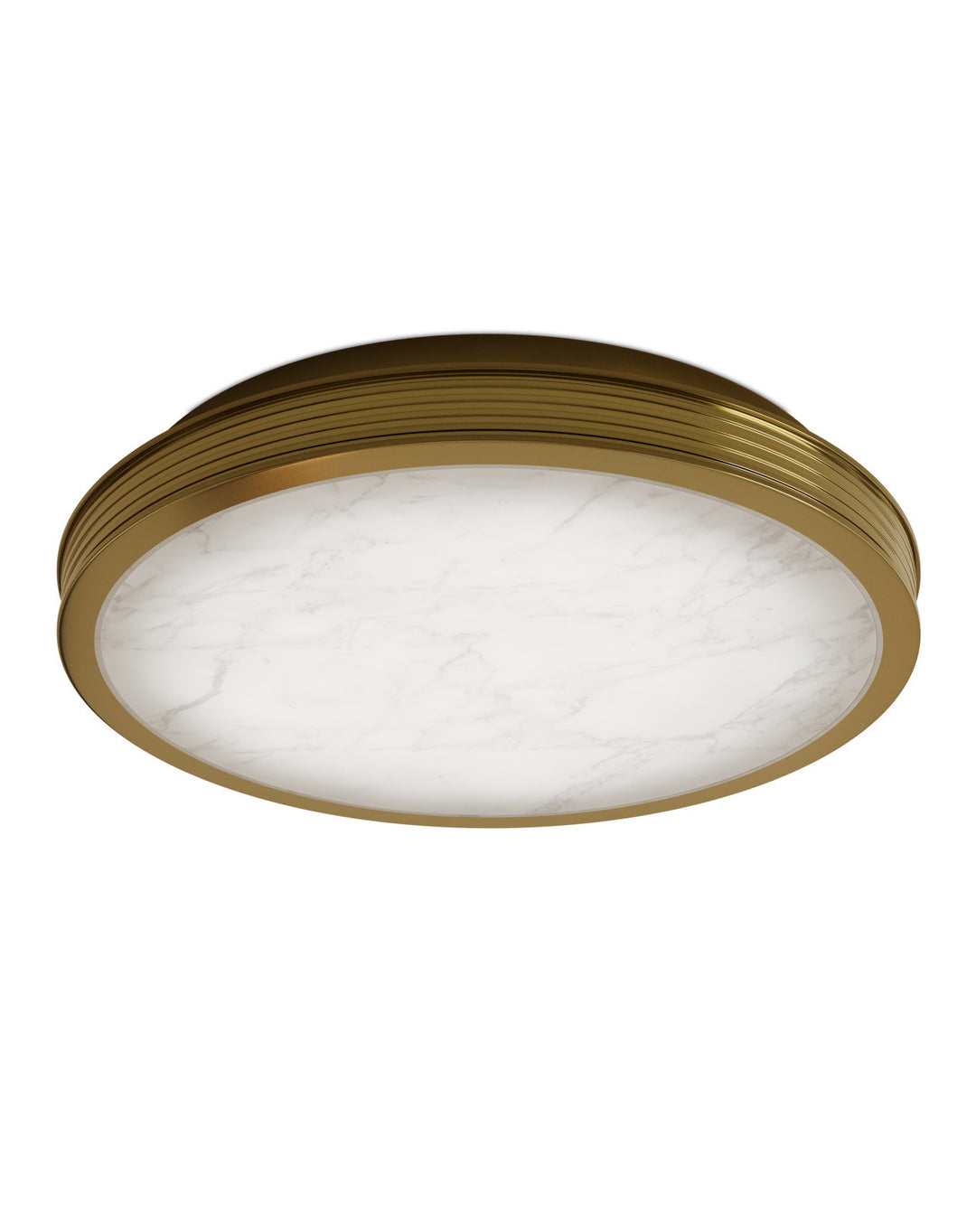 Aydan Polished Brass Flush Mount