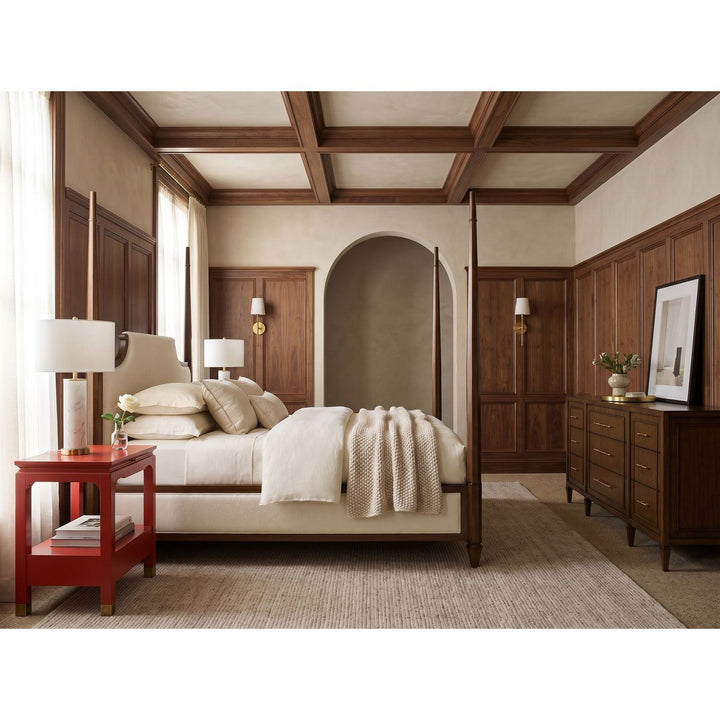 Eave King Upholstered Bed — Hazelnut