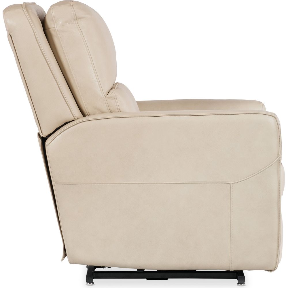 Flynn Power Recliner w/ Power Headrest, Lumbar, and Lift - Beige