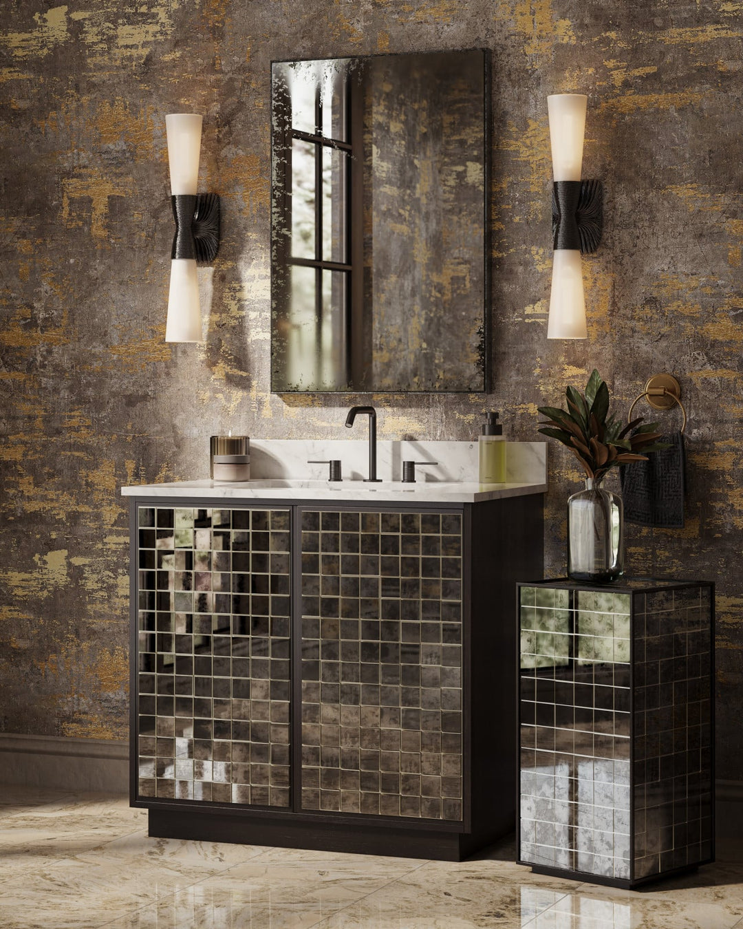 Vanities Mosaico 36" Vanity with Rectangular Undermount Sink