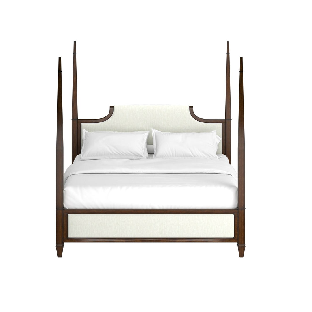 Eave King Upholstered Bed — Hazelnut