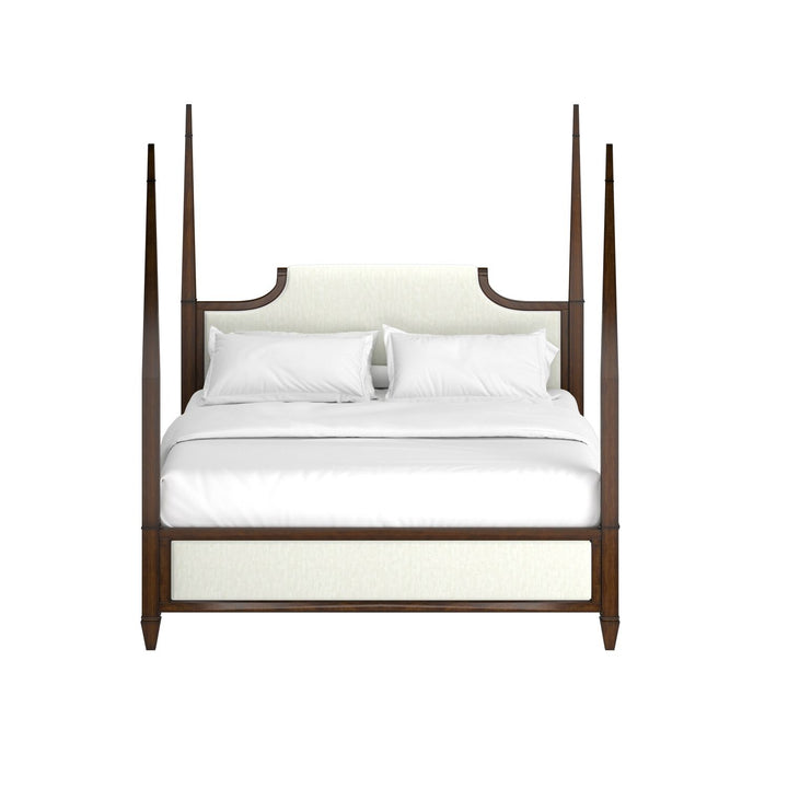 Eave King Upholstered Bed — Hazelnut
