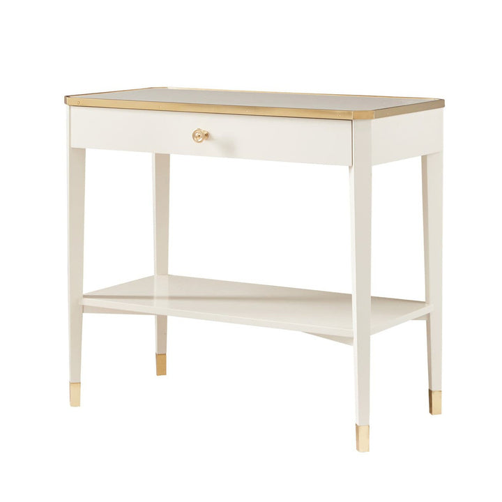 Niles Bedside Table-White