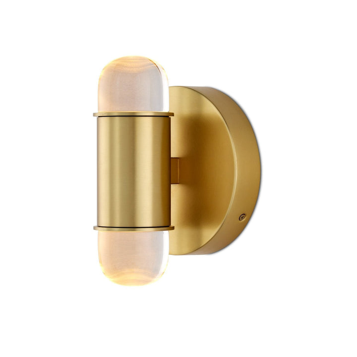 Capsule Brass Wall Sconce