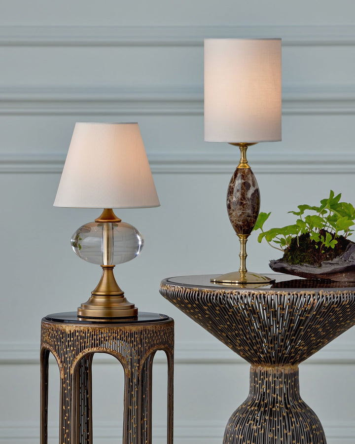 Table Lamps Marche Brown Cordless Table Lamp