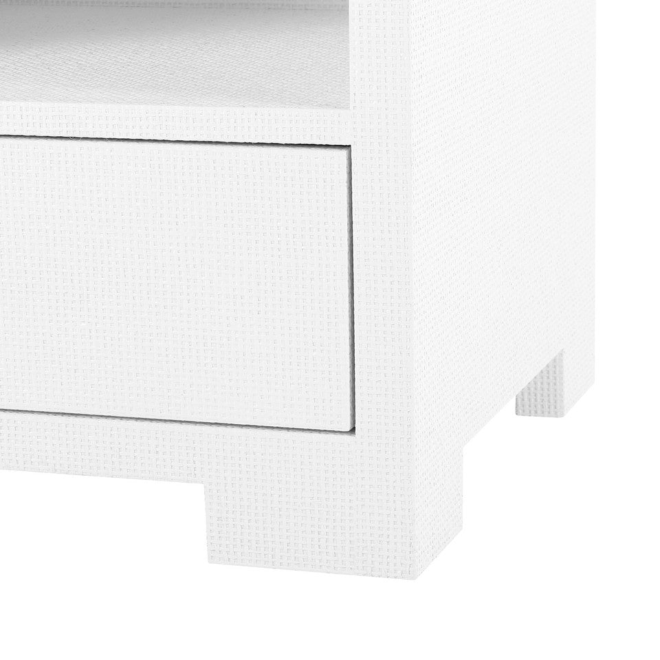 Fedor 2-Drawer Side Table, Chiffon
