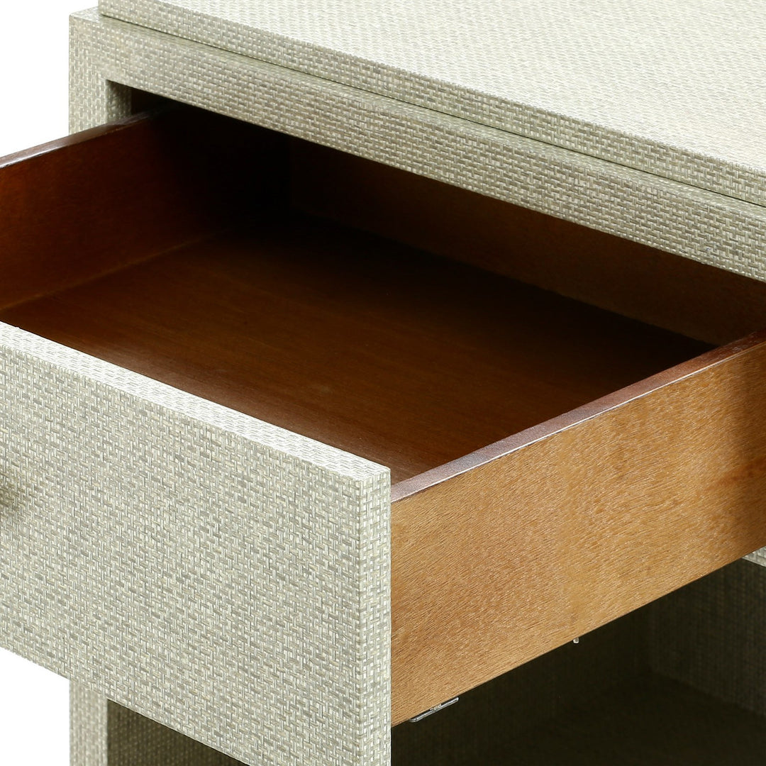Fedor 2-Drawer Side Table, Chiffon