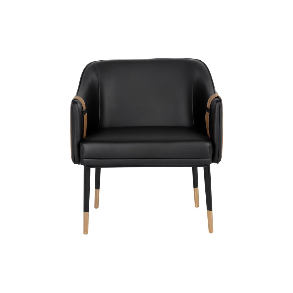 Lounge Chairs Carter Lounge Chair - Napa Black / Napa Cognac