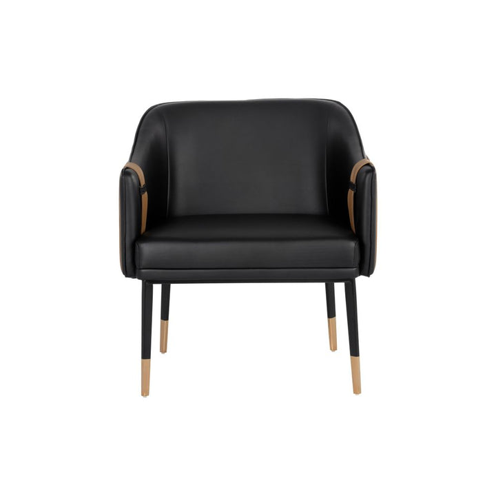 Lounge Chairs Carter Lounge Chair - Napa Black / Napa Cognac