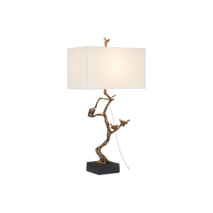 Shadows Brass Table Lamp