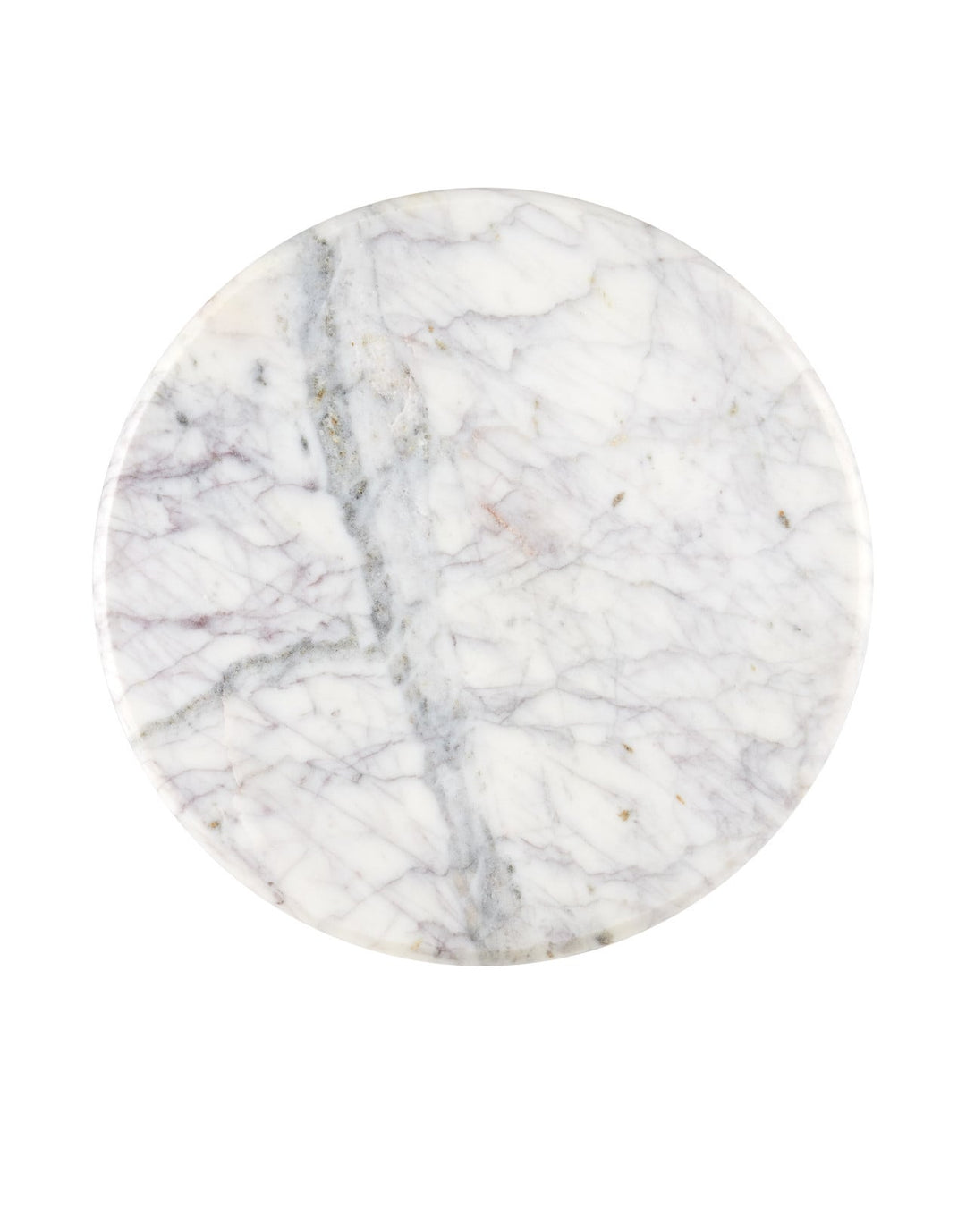 Side Tables Passementerie White Marble Drinks Table