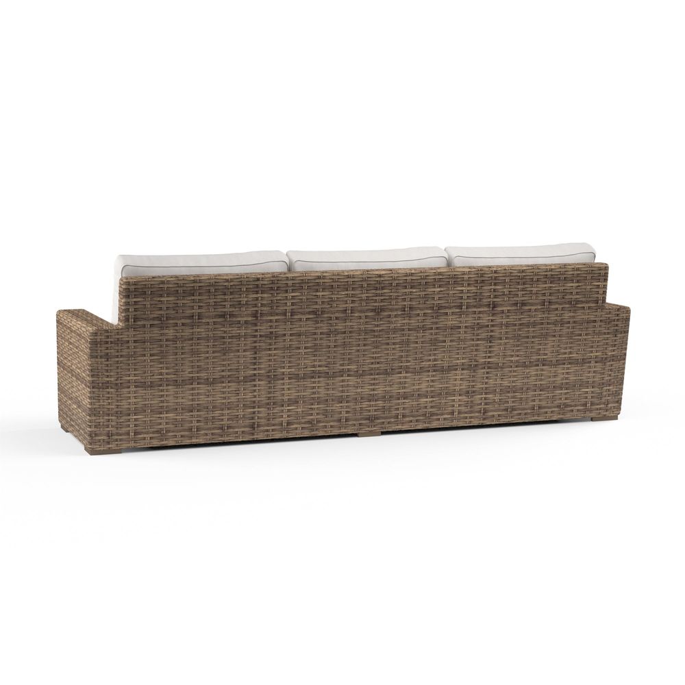 Outdoor Sofas and Sectionals Havana Sofa in Canvas Flax w/ Self Welt