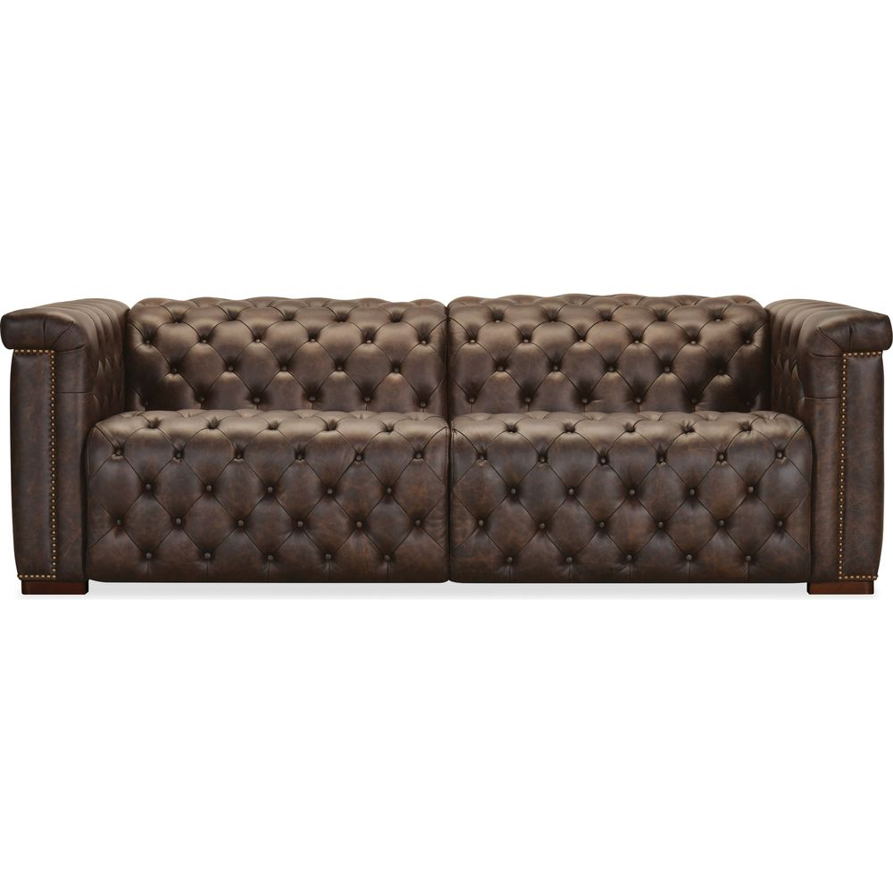 Sofas: Recliners Savion Deux LAF/RAF 2 over 2 Sofa with Power Recliners and Power Headrests - Brown