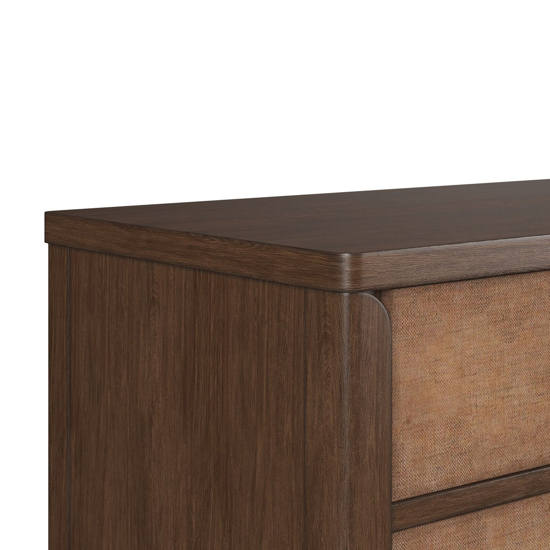 Verge Woven Dresser — Handcrafted Walnut