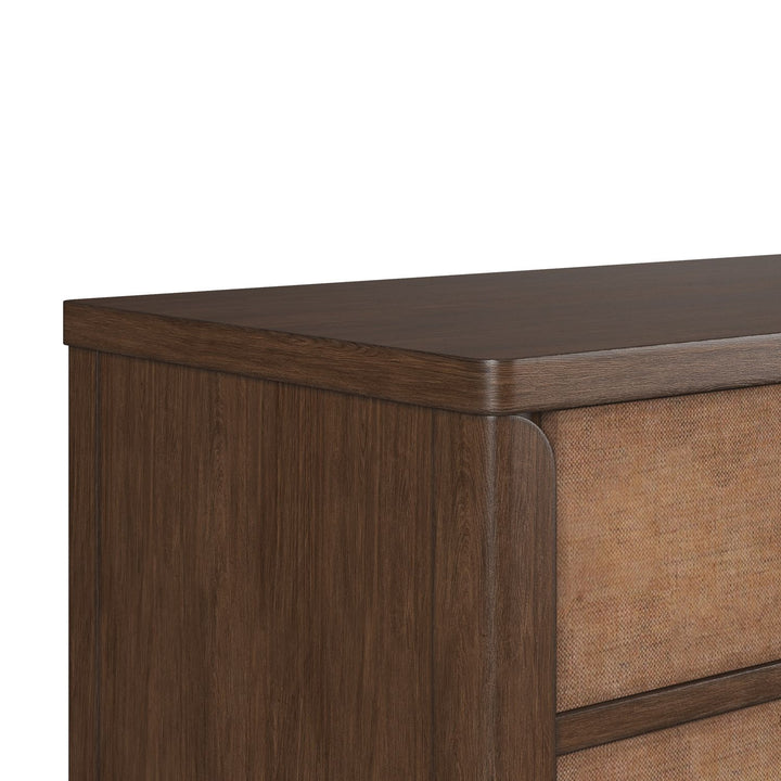 Verge Woven Dresser — Handcrafted Walnut