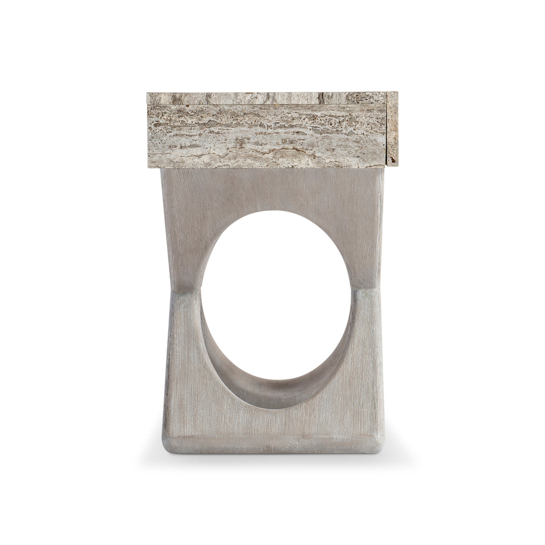 Sereno Travertine Nightstand