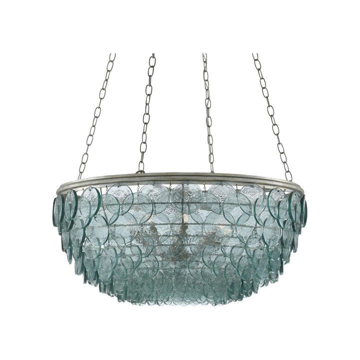 Quorum Small Recycled Glass Chandelier