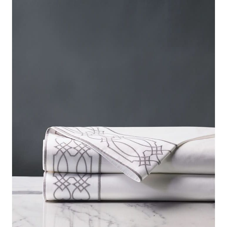 Nirvana Embroidered Border Flat Sheet