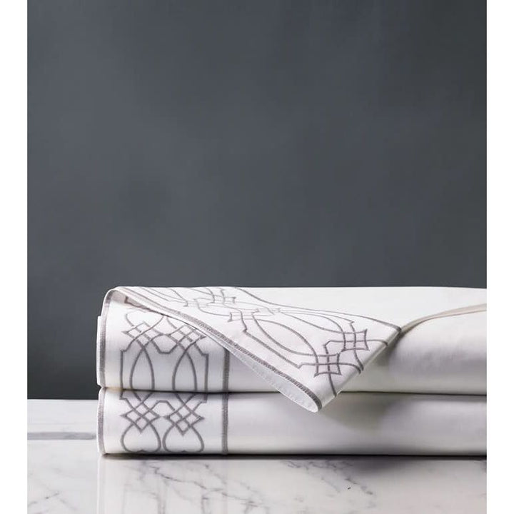 Nirvana Embroidered Border Flat Sheet