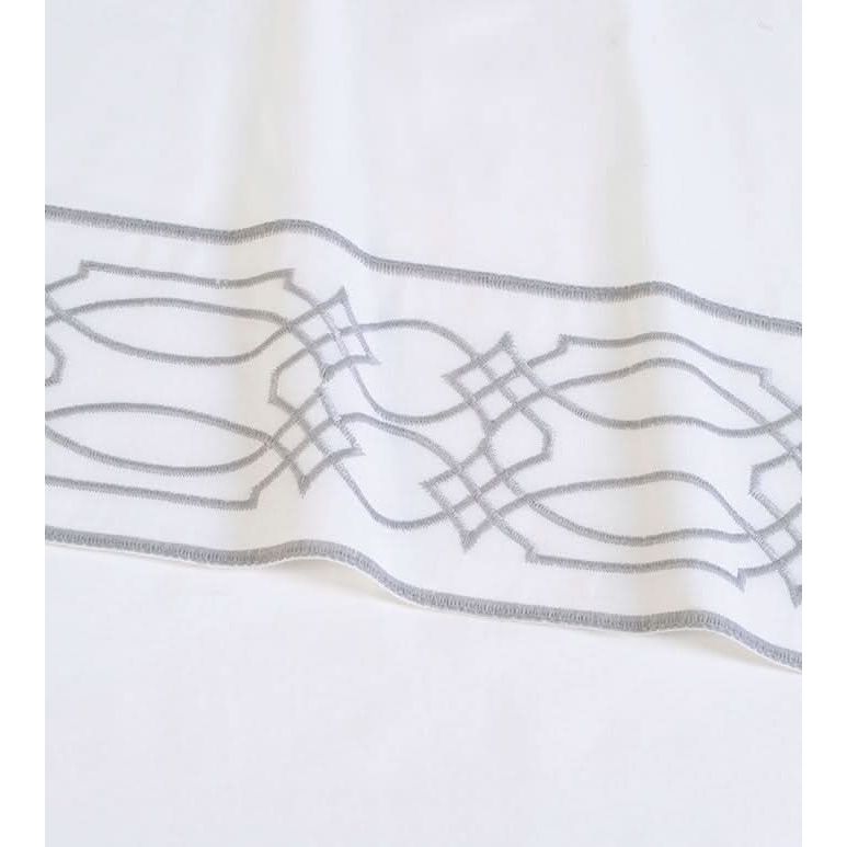 Nirvana Embroidered Border Flat Sheet