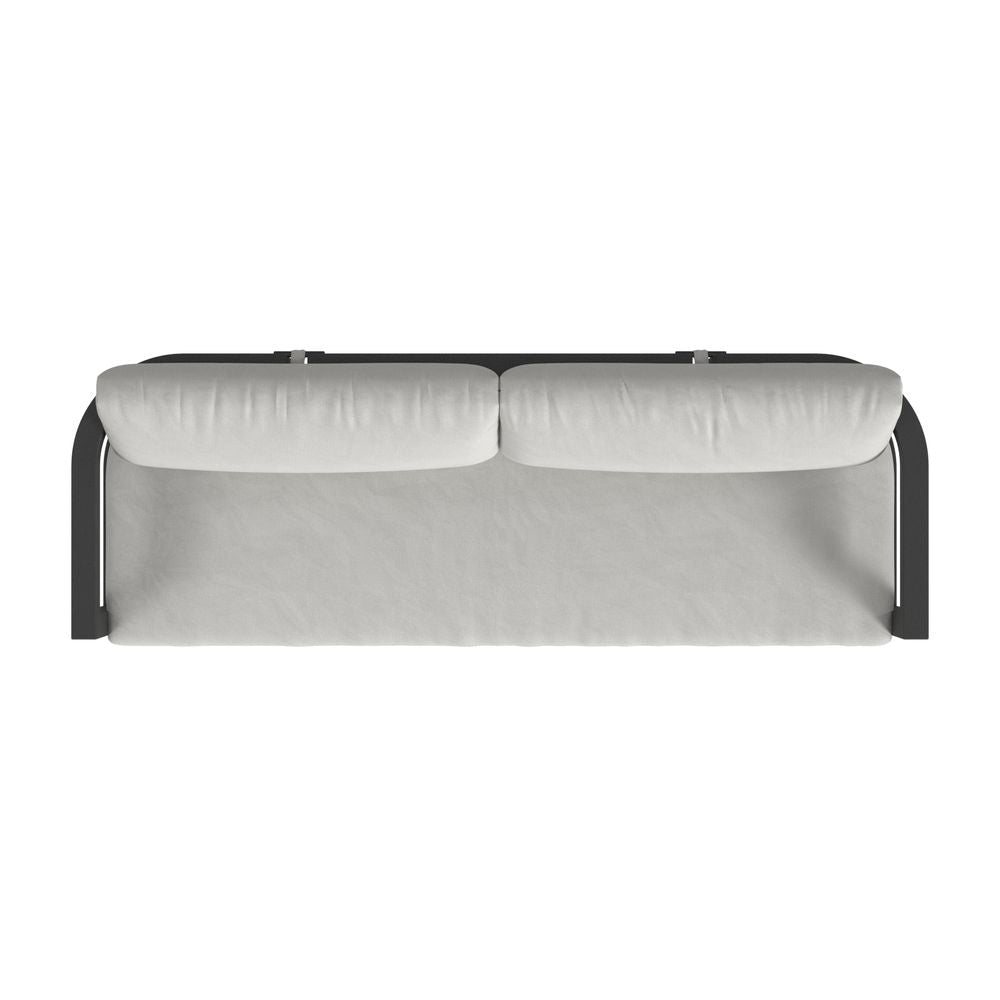Malibu Sofa in Cast Silver
