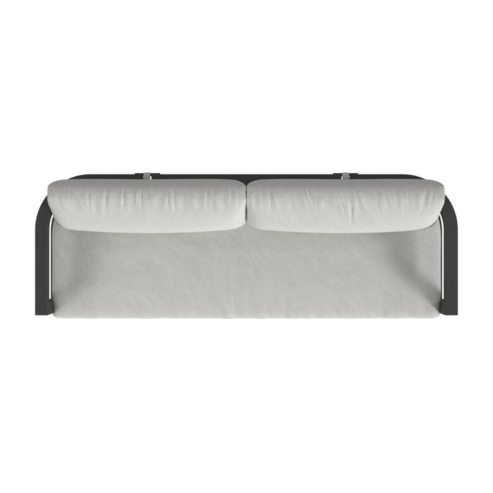 Malibu Sofa in Cast Silver