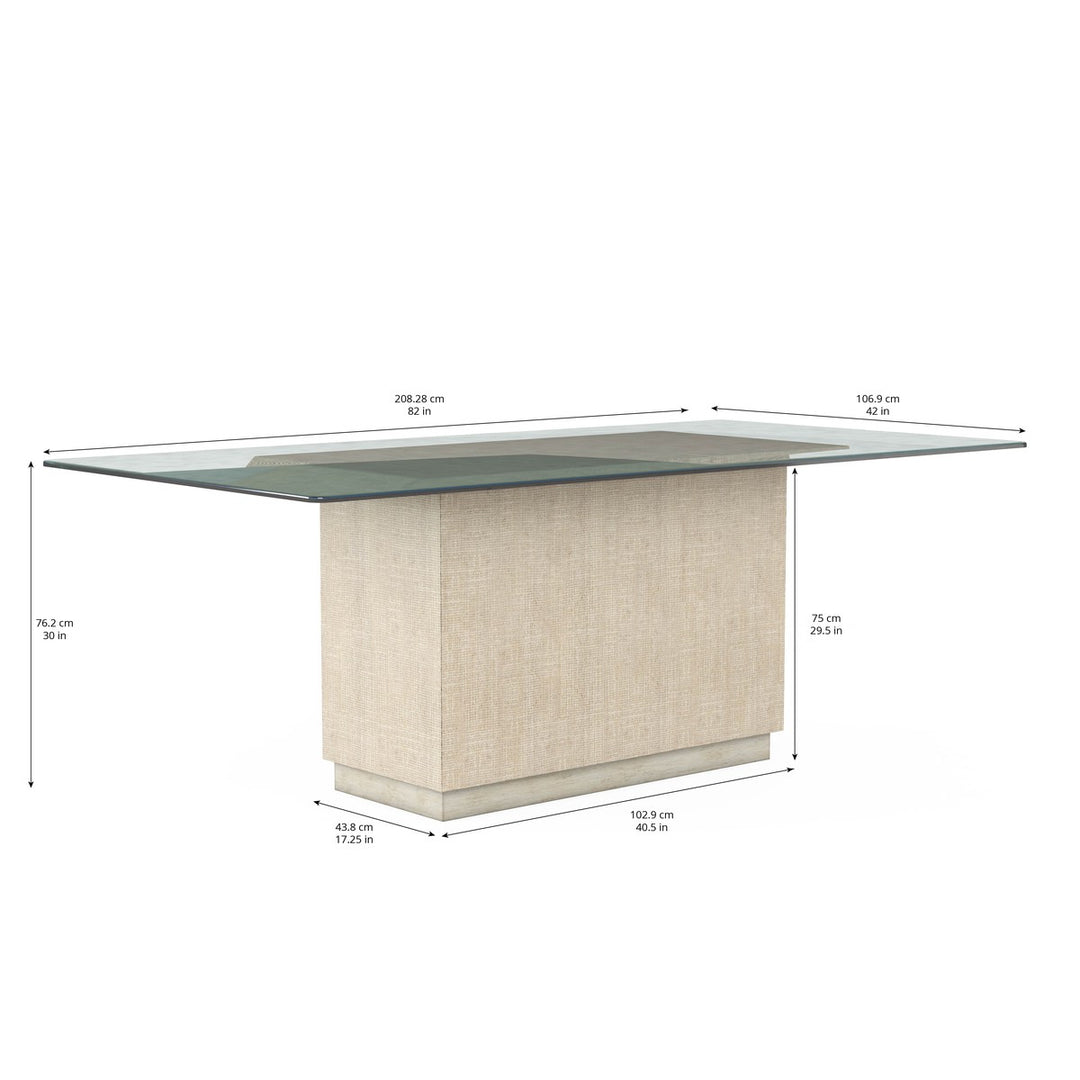 Cotiere Rectangular Dining Table - Beige