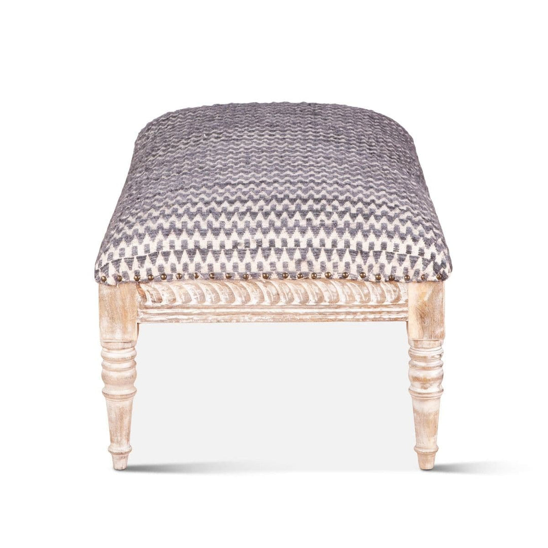 Marrakech 48" Upholstered Chocho Fabric Accent Ottoman-Home Trends & Designs-HOMETD-FMK-CTO48-Stools & Ottomans-4-France and Son