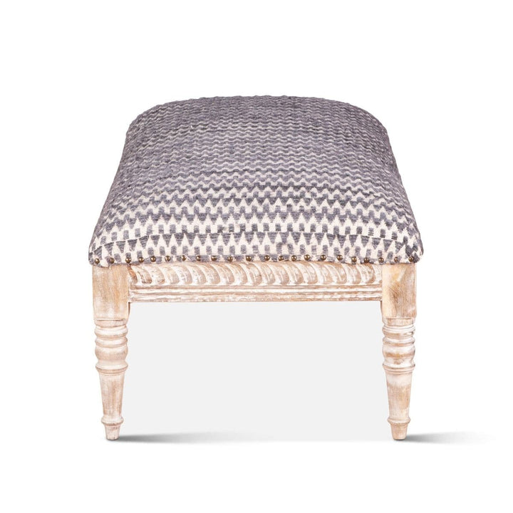 Marrakech 48" Upholstered Chocho Fabric Accent Ottoman-Home Trends & Designs-HOMETD-FMK-CTO48-Stools & Ottomans-4-France and Son