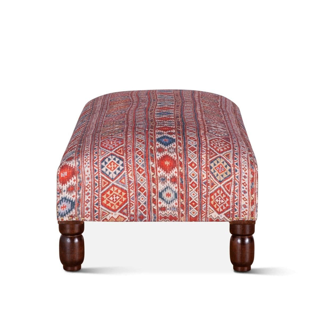 Marrakech 48" Mix Pattern Accent Ottoman-Home Trends & Designs-HOMETD-FMK-OTT48-MF2-Stools & Ottomans-4-France and Son