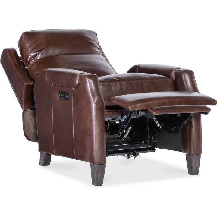 Lounge Chairs: Recliners Nelson Power Recliner w/Power Headrest - Dark Brown