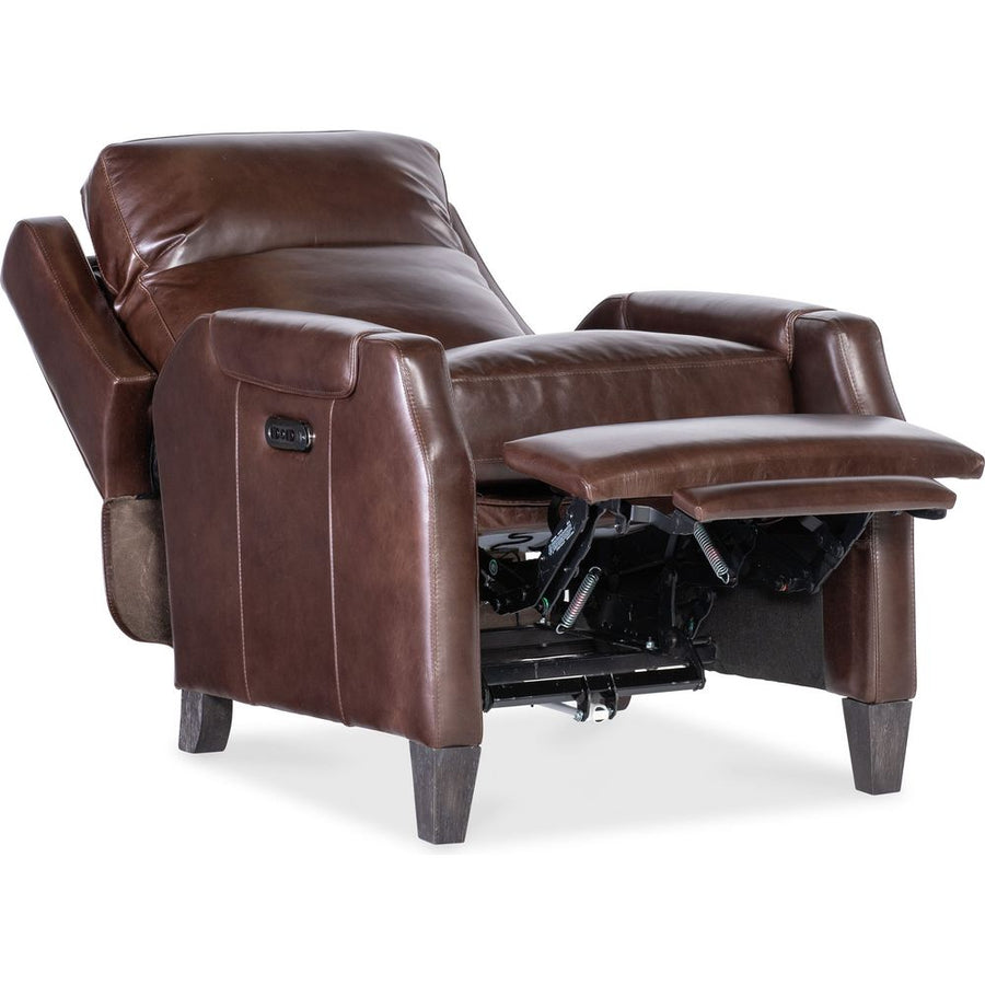 Lounge Chairs: Recliners Nelson Power Recliner w/Power Headrest - Dark Brown