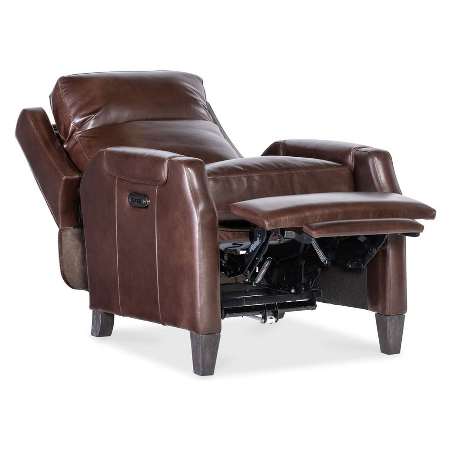 Lounge Chairs: Recliners Bennett Power Recliner w/Power Headrest - Dark Brown