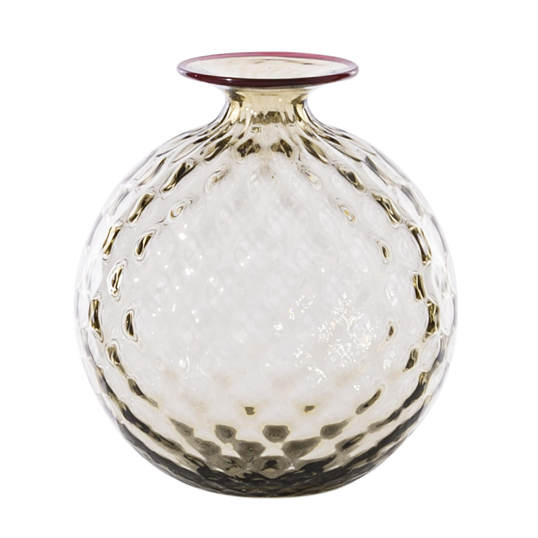 Monofiori Balloton Vase by Venini, Extra Small size, Glossy Grey
