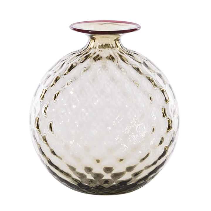 Monofiori Balloton Vase by Venini, Extra Small size, Glossy Grey