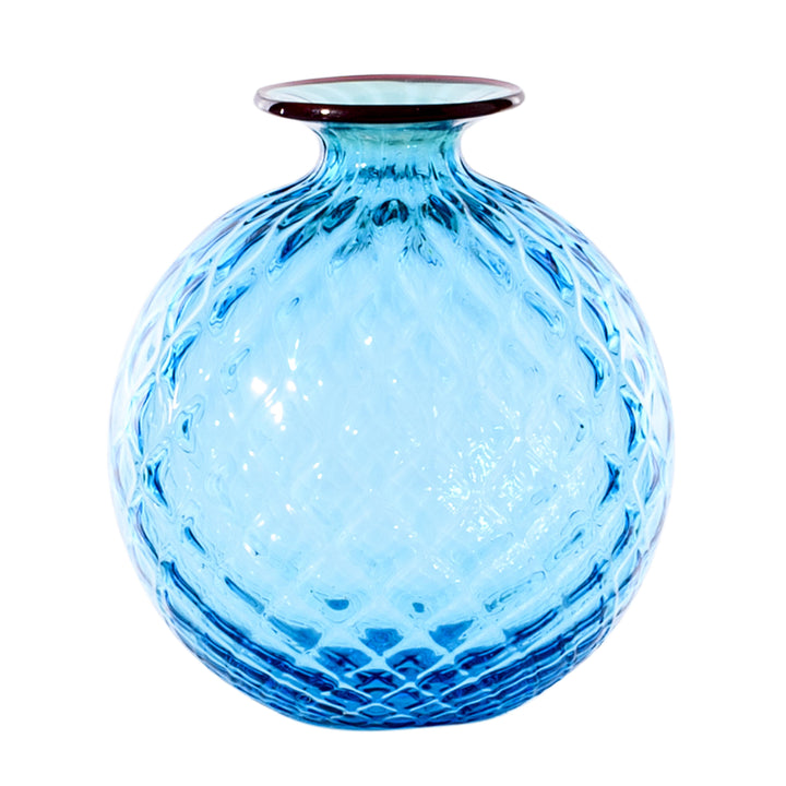 Monofiori Balloton Vase by Venini, Extra Small size, Glossy Acquamarine