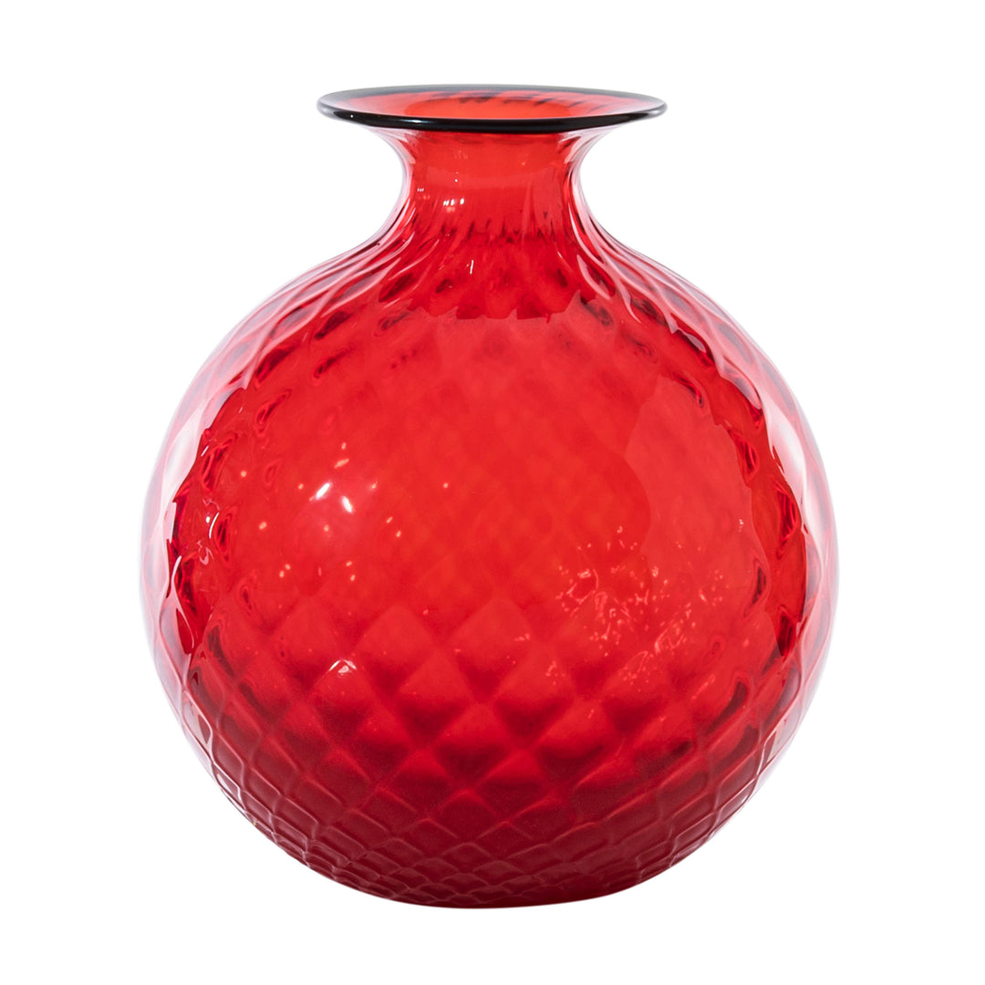 Monofiori Balloton Vase by Venini, Medium size, Glossy Red